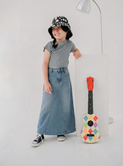 Down Cut Skirt
